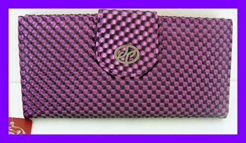 GORGEOUS PURPLE PURSE - CLOSED SIZE: 19CM X 10CM