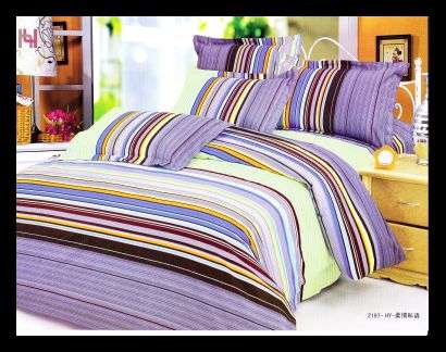 STUNNING SOFT COTTON 6 PIECE DUVET SET - QUEEN SIZE