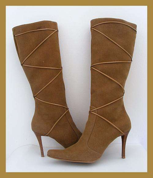 SIZE: 6 - TAN KNEE HIGH BOOTS FROM SISSY BOY