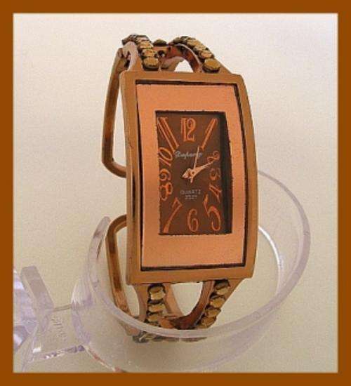 ~*R1*~BEAUTIFUL BRONZE BRACELET WATCH