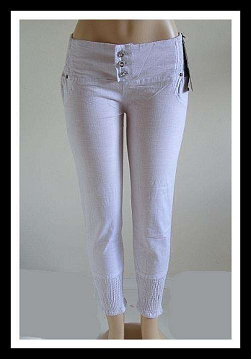 SIZE: 36 - MUST HAVE WHITE STRETCH SKINNY LEG SUMMER JEANS