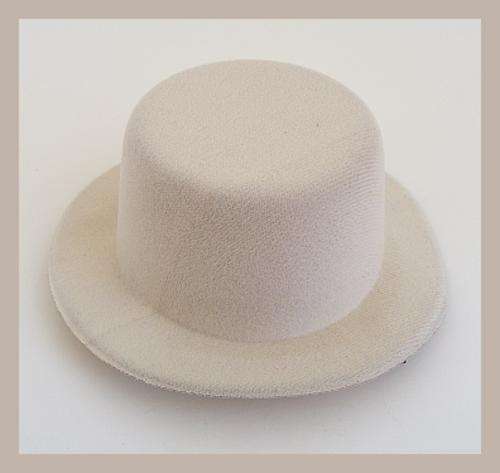SUPER CHIC SMALL MINI HAT - WHITE