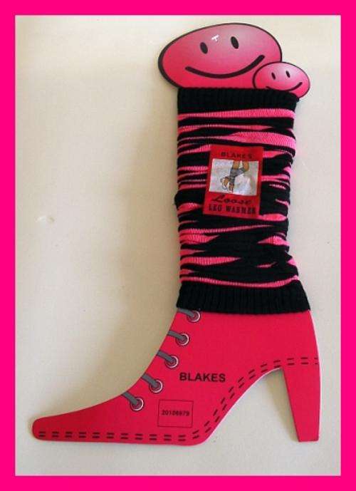 BLAKES STRIPED LEG WARMERS