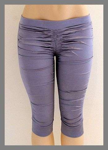 SIZE: FREE SIZE - SATIN STRETCH LEGGINGS WITH DIAMANTE DETAIL