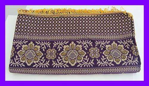 PURPLE THROW / BED COVER / TABLECLOTH