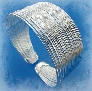 STUNNING STERLING SILVER CUFF BRACELET