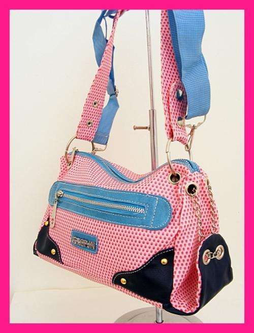 **R1** PRETTY PINK & BLUE HANDBAG