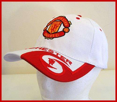 WHITE MANCHESTER UNITED CAP