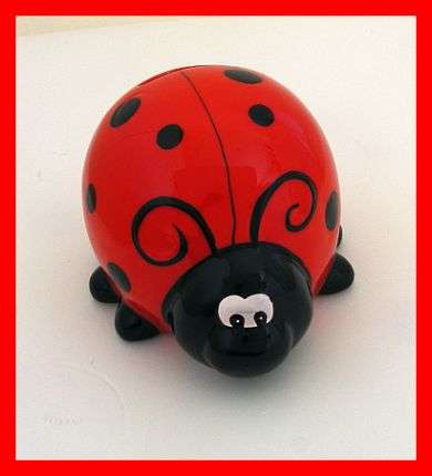 VERY CUTE LADY BIRD MONEY BOX