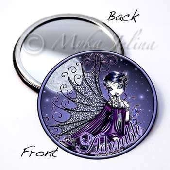 GOTHIC FAIRY ARTIST MYKA JELINA HANDBAG MIRROR - MAGGIE