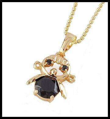 18K GOLD EP PENDANT & CHAIN