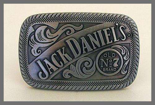 JACK DANIELS METAL BELT BUCKLE