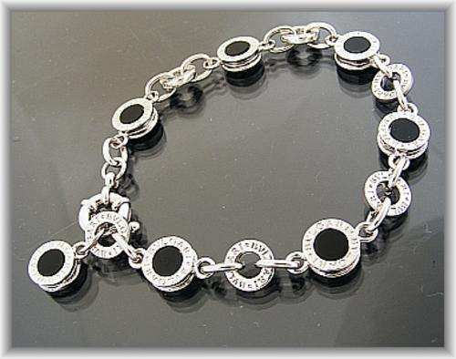 "BULGARI" STYLE DOUBLE SIDED BRACELET