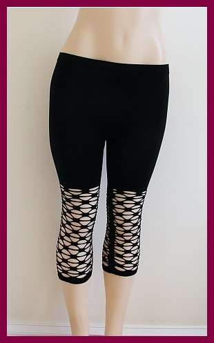 SIZE: FREE SIZE - BLACK LEGGINGS