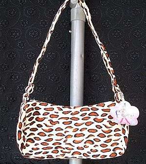 CUTE FURRY ANIMAL PRINT HANDBAG