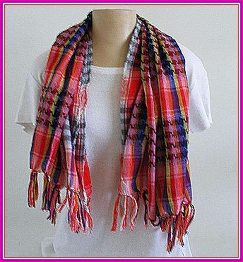 FUNKY RED SCARF