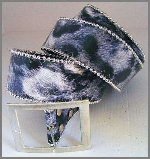 BLACK FASHION BELT - 115cm