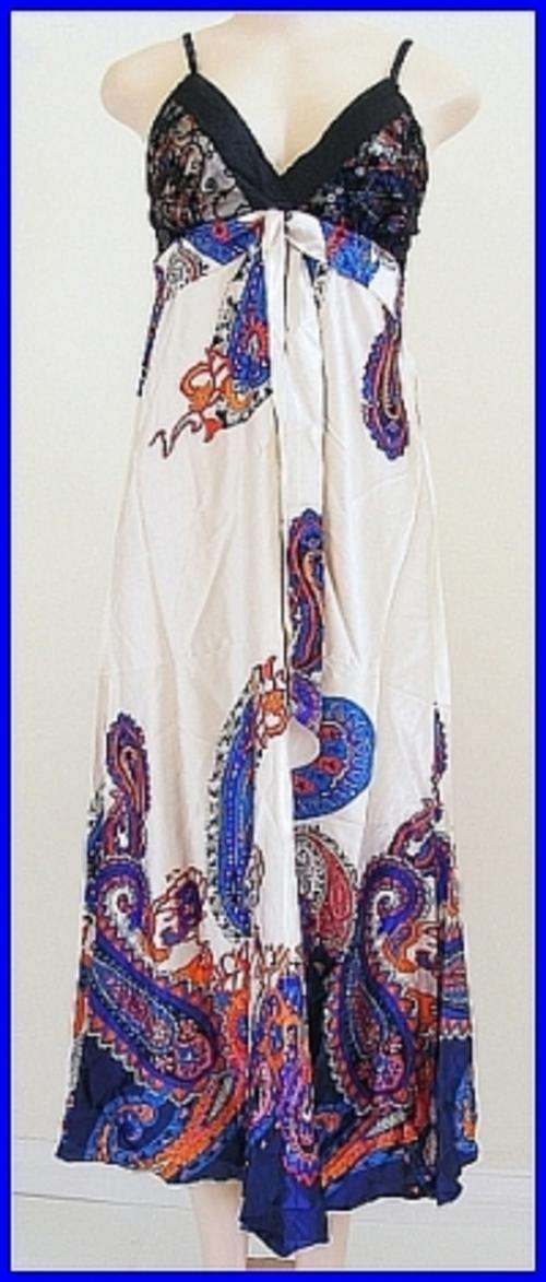 *Exclusive* THAI SILK SCARF DRESS WITH LACE DETAIL