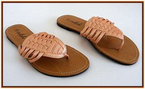 *R99* - BRONZE SLIP ON SANDALS BY WHISTLES FROM ZOOM - SIZE: 5
