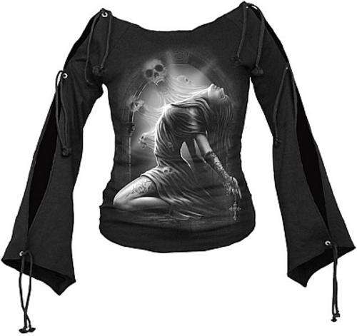 EXORCISED BY DARK TRIBE LONG SLEEVE T-SHIRT - IMPORTED FROM UK