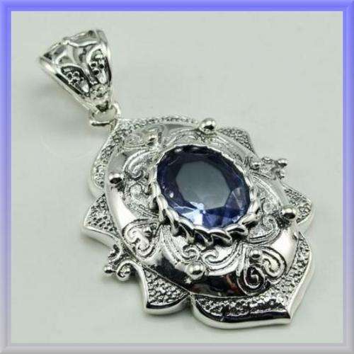 925 SP AMETHYST PENDANT