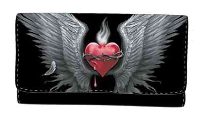 BROKEN WNGS BY DARK TRIBE BLACK PURSE - IMPORTED FROM UK