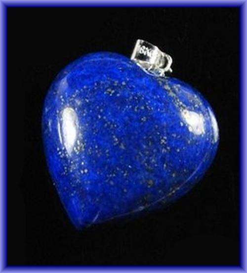 LAPIS LAZULI HEART PENDANT