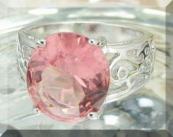 ORCHID GARNET 18K WGEP RING - SIZE 8.25
