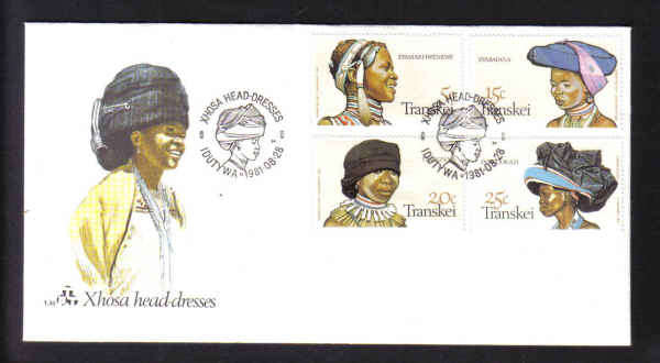 Transkei 1981 Headdress of Xhosa Women FDC 1.23