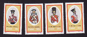 Ciskei 1986 British Mulutary Uniforms set of 4
