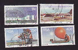 RSA 1983 Weather Stations set of 4 used SAcc 541-544