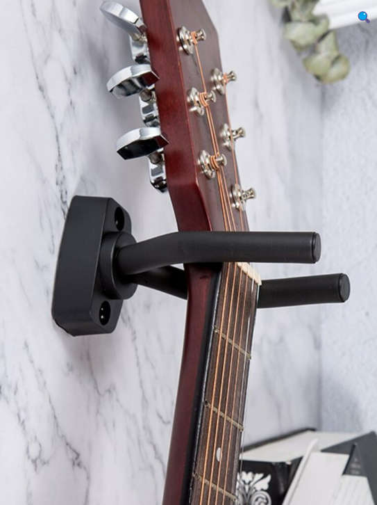 1pc Guitar Wall Hanger Hook For Ukulele, Electric Guitar, Wall Mounted Rack Stand Holder