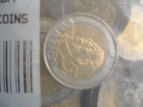 400 Uncerculated Mandela Coins sealed bag - selling loose at R25 each