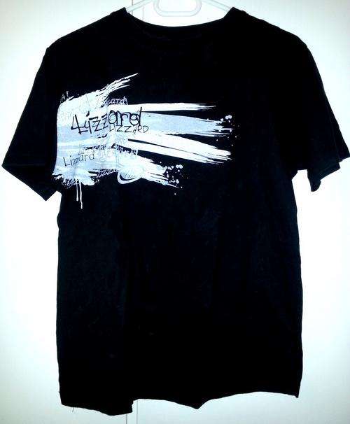 ** CRAZY R1 START - LIZZARD T-shirt - Black (Size 13 - 14)  **
