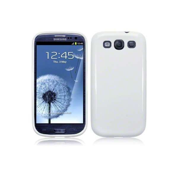 ** SAMSUNG GALAXY S3 GEL CASE / COVER - WHITE  **