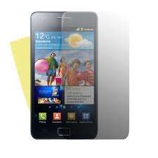 ** SAMSUNG GALAXY S2 LCD SCREEN PROTECTOR + MICROFIBRE CLOTH **