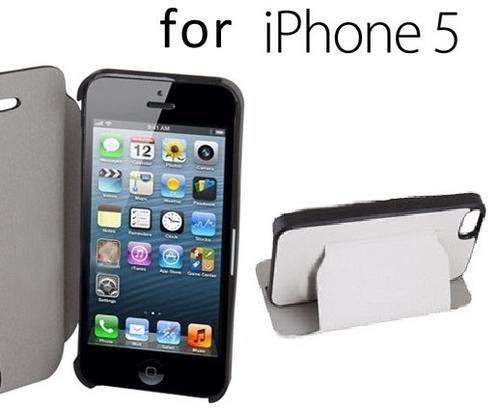 ** Flip Pouch / Case / Cover for Apple iPhone 5 and iPhone 5S - WHITE **