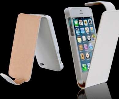 ** iPhone 5 Front Flip Pouch / Case / Cover - WHITE **
