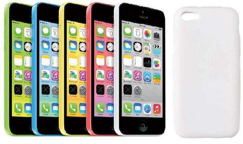 ** CLEARANCE SALE ** Silicone Gel Skin Protective Cover Case for Apple iPhone 5C - WHITE  **