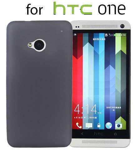 ** Ultra Thin 0.3mm Case / Cover / Skin for HTC One - DARK GREY **
