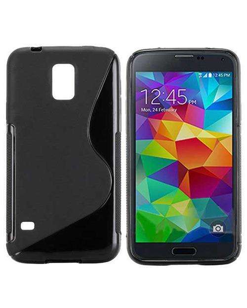** SAMSUNG GALAXY S5 S-LINE TPU CASE / COVER - BLACK **
