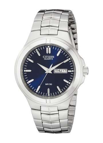 CITIZEN STAINLESS STEEL BLUE DIAL MENS WATCH **VALUE: R2699.00**