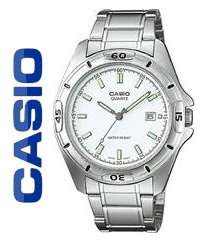 CASIO MENS STAINLESS STEEL LUMINOUS DIAL WATCH **VALUE: R1820.00**