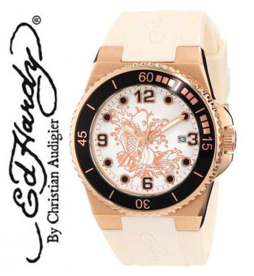 ED HARDY GOLD IMMERSION KOI TATOO WATCH **VALUE: R2600.00**