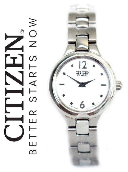 CITIZEN STAINLESS STEEL LADIES BRACELET WATCH   **VALUE: R2300.00**