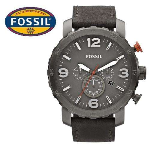 FOSSIL NATE CHRONOGRAPH ION PLATED WATCH **VALUE: R4450.00**