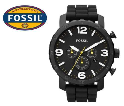 FOSSIL NATE CHRONOGRAPH ION PLATED WATCH **VALUE: R3850.00**