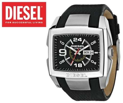 DIESEL BUGOUT STAINLESS STEEL WATCH **VALUE: R4550.00**