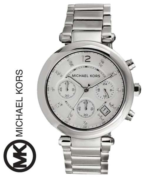 MICHAEL KORS PARKER CRYSTAL GLITZ STAINLESS STEEL LADIES WATCH   **VALUE: R4900.00**