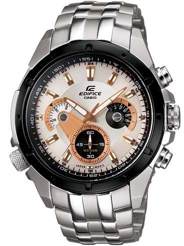 ** CASIO EDIFICE CHRONOGRAPH STAINLESS STEEL WATCH (EF-535D) **VALUE:4180.00